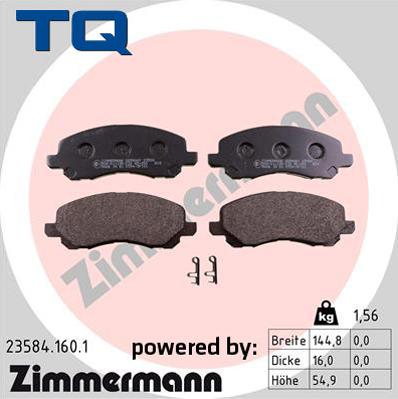 TQ TQ-BP0518 - Kit de plaquettes de frein, frein à disque cwaw.fr