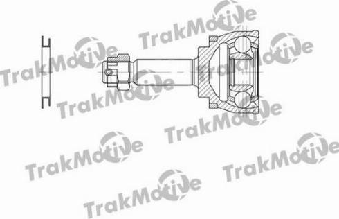 TrakMotive 40-0657 - Jeu de joints, arbre de transmission cwaw.fr