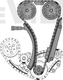 Trevi Automotive KC1040 - Kit de distribution par chaîne cwaw.fr