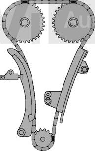 Trevi Automotive KC1025 - Kit de distribution par chaîne cwaw.fr