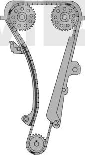 Trevi Automotive KC1028 - Kit de distribution par chaîne cwaw.fr