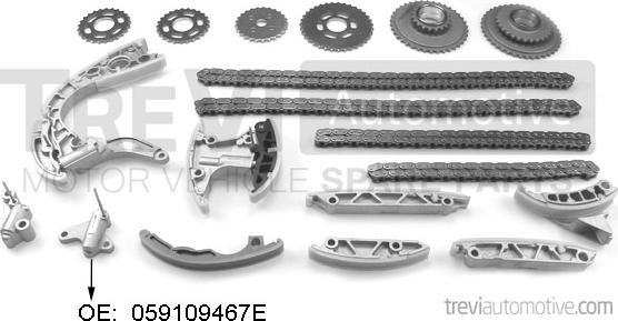 Trevi Automotive KC1152 - Kit de distribution par chaîne cwaw.fr