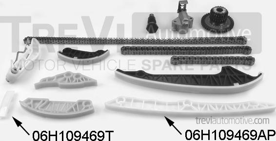 Trevi Automotive KC1123 - Kit de distribution par chaîne cwaw.fr