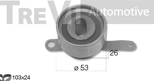 Trevi Automotive KD1482 - Kit de distribution cwaw.fr