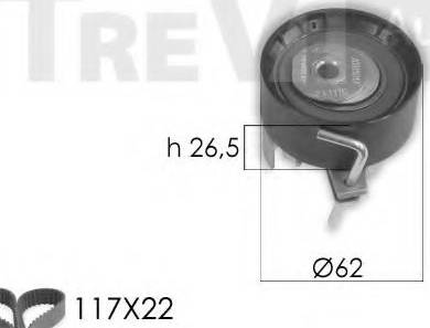 Trevi Automotive KD1423 - Kit de distribution cwaw.fr