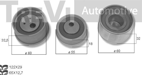 Trevi Automotive KD1508 - Kit de distribution cwaw.fr