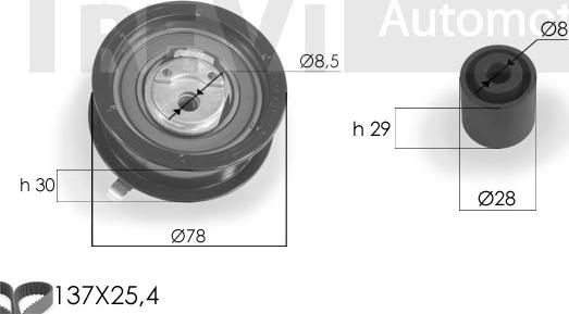 Trevi Automotive KD1097 - Kit de distribution cwaw.fr