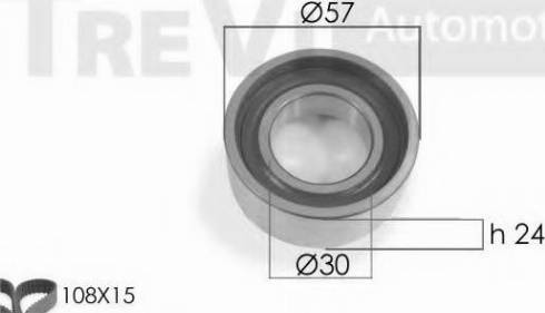 Trevi Automotive KD1048 - Kit de distribution cwaw.fr