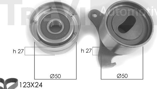 Trevi Automotive KD1023 - Kit de distribution cwaw.fr