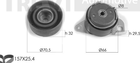 Trevi Automotive KD1194 - Kit de distribution cwaw.fr