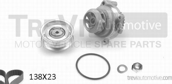 Trevi Automotive KD1158HP - Pompe à eau + kit de courroie de distribution cwaw.fr