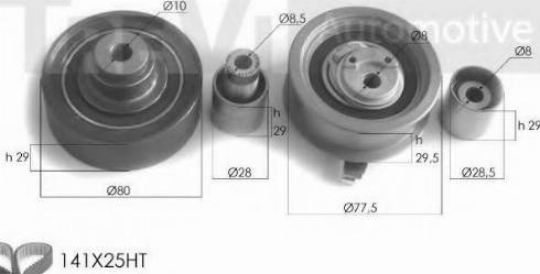 Trevi Automotive KD1101 - Kit de distribution cwaw.fr