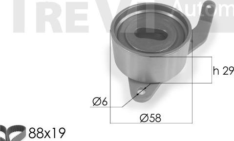 Trevi Automotive KD1135 - Kit de distribution cwaw.fr