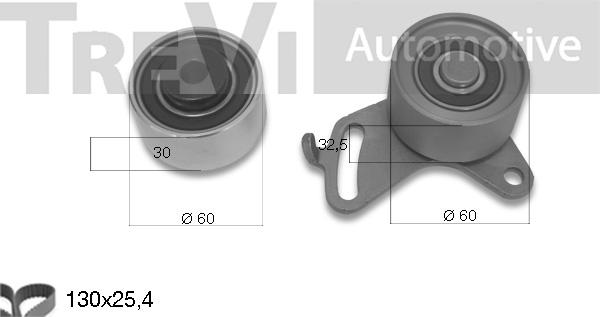 Trevi Automotive KD1138 - Kit de distribution cwaw.fr