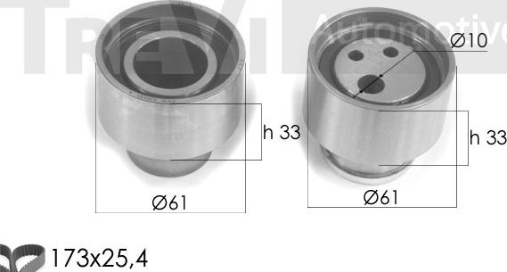 Trevi Automotive KD1132 - Kit de distribution cwaw.fr