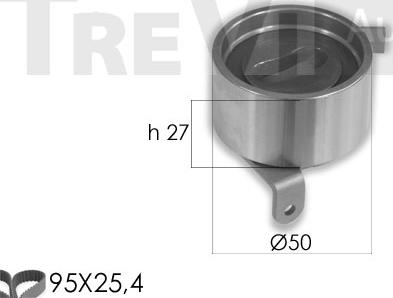 Trevi Automotive KD1359 - Kit de distribution cwaw.fr