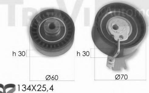 Trevi Automotive KD1364 - Kit de distribution cwaw.fr