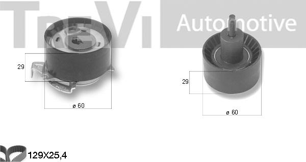 Trevi Automotive KD1367 - Kit de distribution cwaw.fr