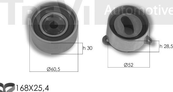 Trevi Automotive KD1310 - Kit de distribution cwaw.fr