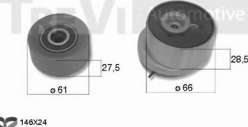 Trevi Automotive KD1382 - Kit de distribution cwaw.fr