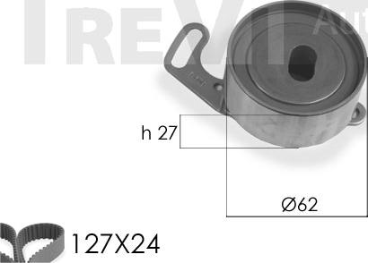 Trevi Automotive KD1241 - Kit de distribution cwaw.fr