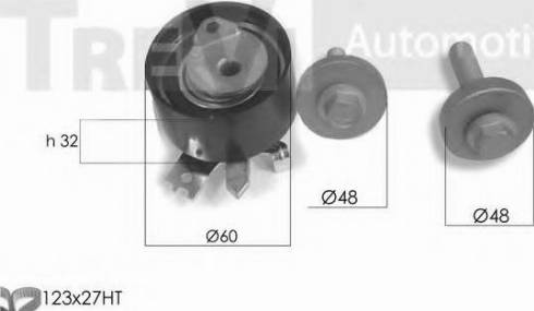 Trevi Automotive KD1243 - Kit de distribution cwaw.fr