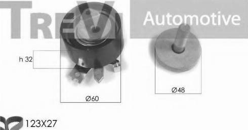 Trevi Automotive KD1242 - Kit de distribution cwaw.fr