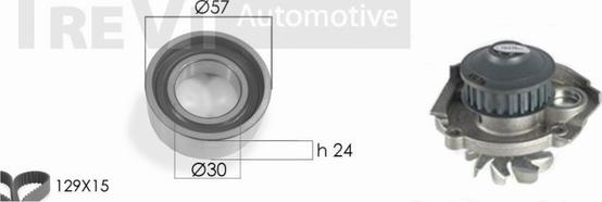 Trevi Automotive KD1209HP - Pompe à eau + kit de courroie de distribution cwaw.fr