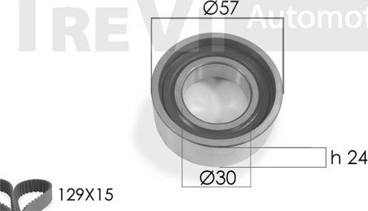 Trevi Automotive KD1209 - Kit de distribution cwaw.fr