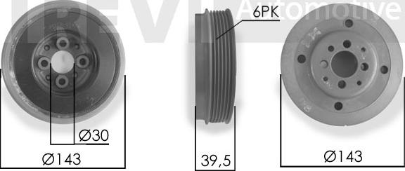 Trevi Automotive PC1037 - Poulie, vilebrequin cwaw.fr