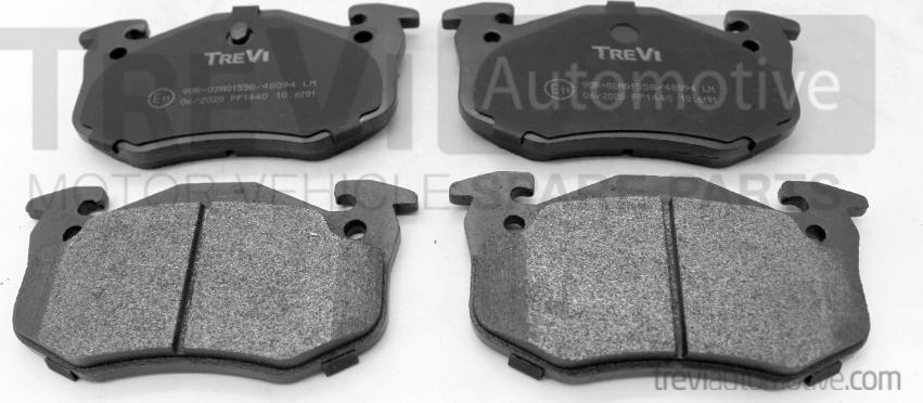 Trevi Automotive PF1448 - Kit de plaquettes de frein, frein à disque cwaw.fr