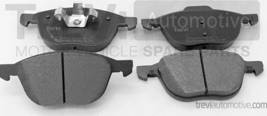 Trevi Automotive PF1452 - Kit de plaquettes de frein, frein à disque cwaw.fr