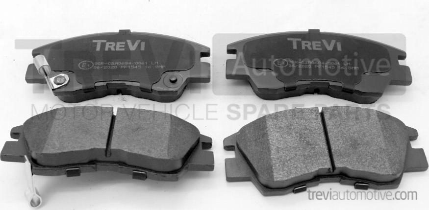 Trevi Automotive PF1545 - Kit de plaquettes de frein, frein à disque cwaw.fr