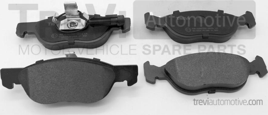 Trevi Automotive PF1009 - Kit de plaquettes de frein, frein à disque cwaw.fr