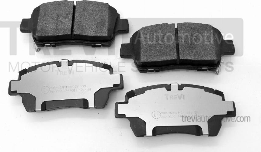 Trevi Automotive PF1081 - Kit de plaquettes de frein, frein à disque cwaw.fr