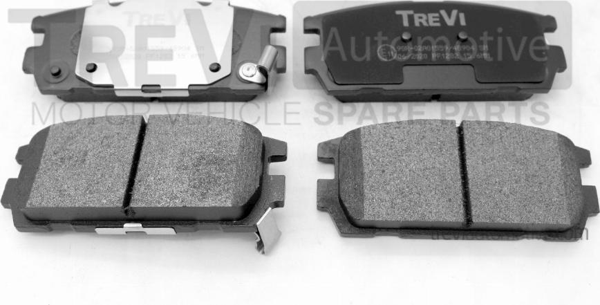 Trevi Automotive PF1282 - Kit de plaquettes de frein, frein à disque cwaw.fr