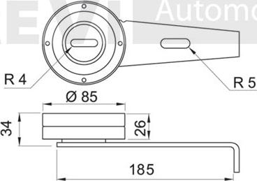 Trevi Automotive TA1056 - Poulie renvoi / transmission, courroie trapézoïdale à nervures cwaw.fr