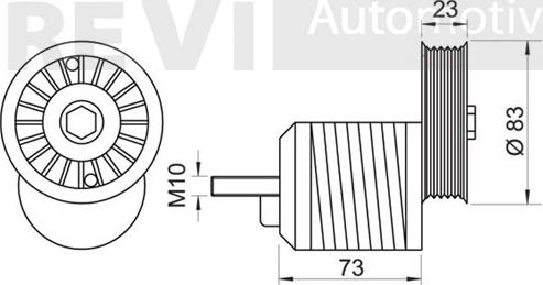 Trevi Automotive TA1178 - Tendeur de courroie, courroie trapézoïdale à nervures cwaw.fr