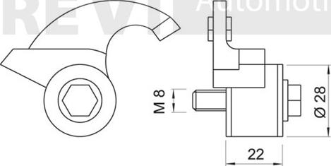 Trevi Automotive TD1512 - Tendeur, courroie de distribution cwaw.fr