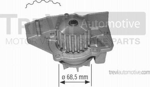 Trevi Automotive TP491 - Pompe à eau cwaw.fr