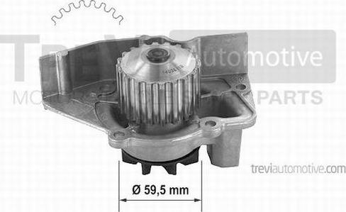 Trevi Automotive TP448 - Pompe à eau cwaw.fr