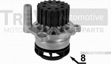 Trevi Automotive TP1237 - Pompe à eau cwaw.fr