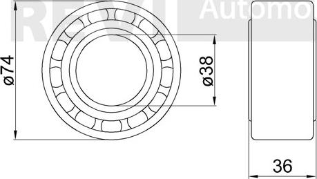 Trevi Automotive WB1414 - Kit de roulements de roue cwaw.fr