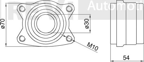 Trevi Automotive WB1481 - Kit de roulements de roue cwaw.fr