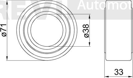 Trevi Automotive WB1425 - Kit de roulements de roue cwaw.fr