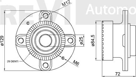 Trevi Automotive WB1569 - Kit de roulements de roue cwaw.fr