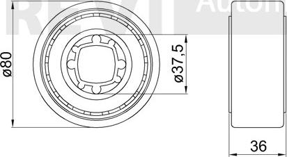 Trevi Automotive WB1506 - Kit de roulements de roue cwaw.fr