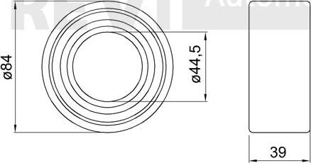 Trevi Automotive WB1589 - Kit de roulements de roue cwaw.fr