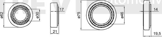 Trevi Automotive WB1534 - Kit de roulements de roue cwaw.fr