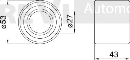 Trevi Automotive WB1687 - Kit de roulements de roue cwaw.fr